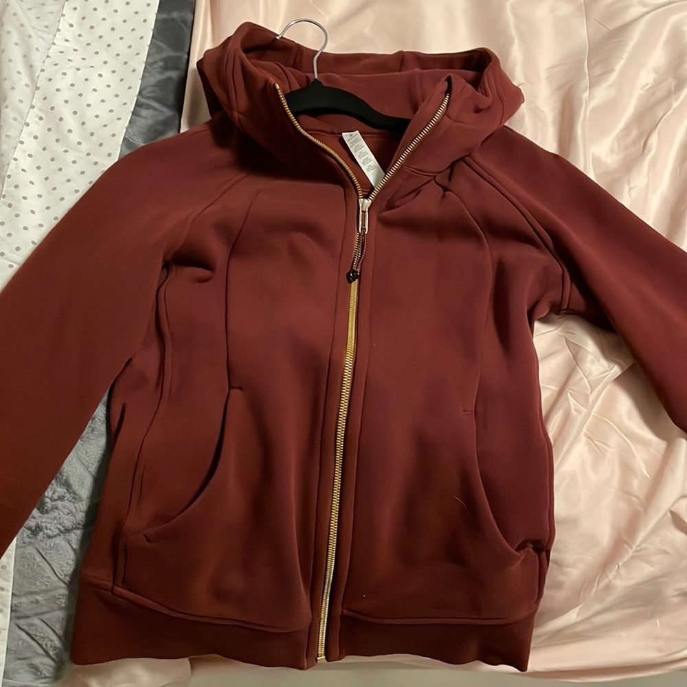 size 6 lulu scuba zip up only worn once